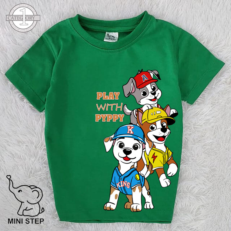 Paw Patrol printed kids’ T-shirts