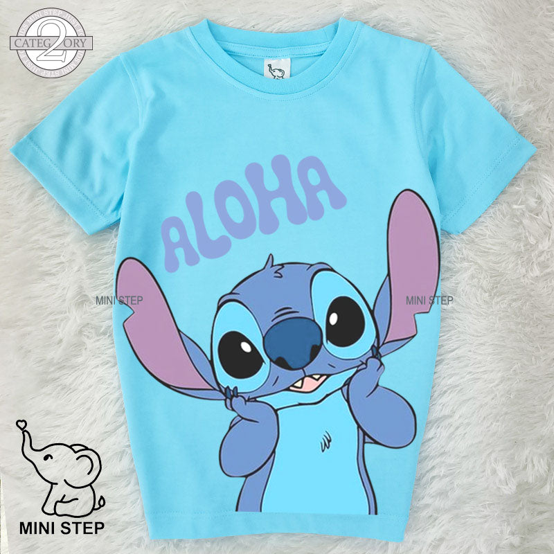 Stitch printed kids’ T-shirts