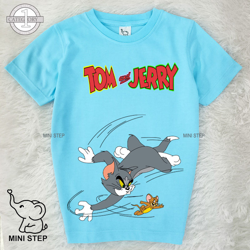 Tom & Jerry printed kids’ T-shirts