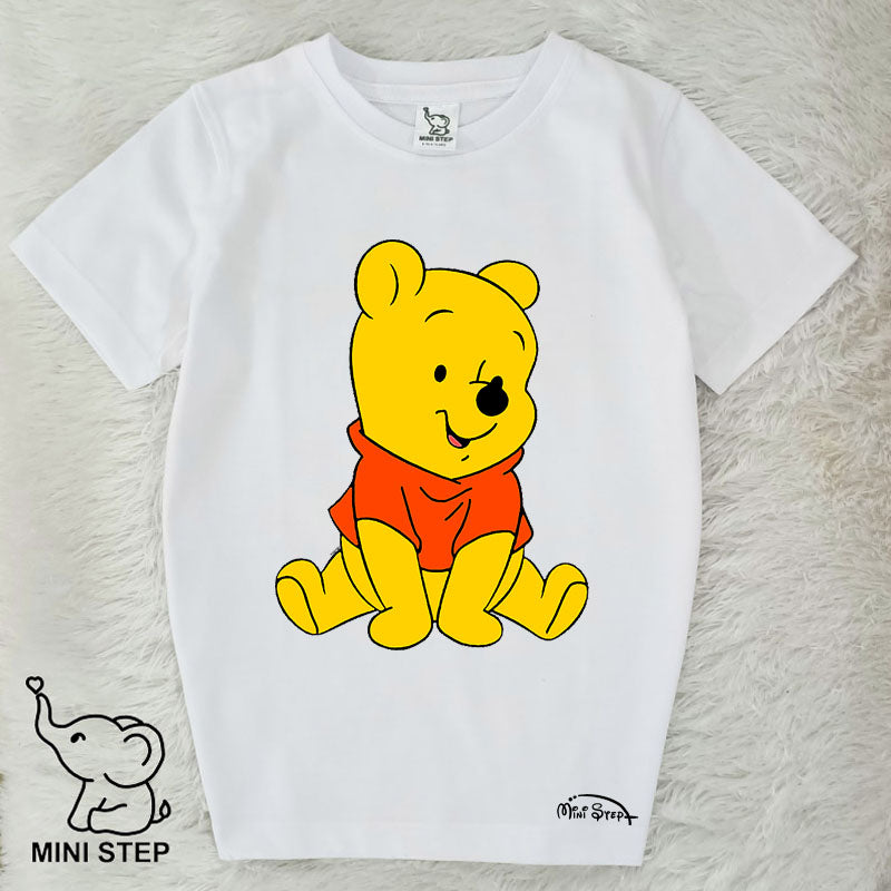 Pooh printed kids’ T-shirts