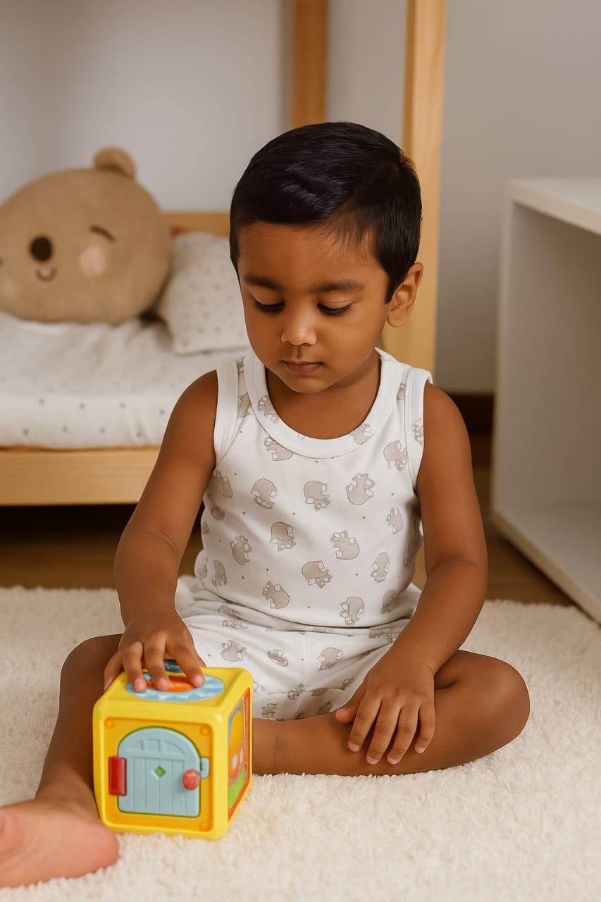 Skinny & Shorts Set –Tiny Elephant