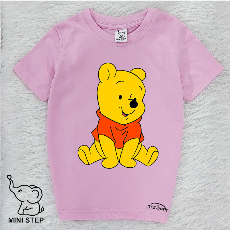Pooh printed kids’ T-shirts