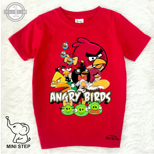 Angry Birds printed kids’ T-shirts
