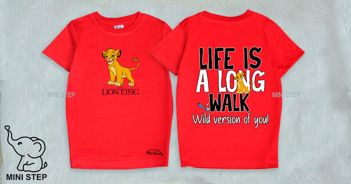 Lion King Double-Sided Print Tee