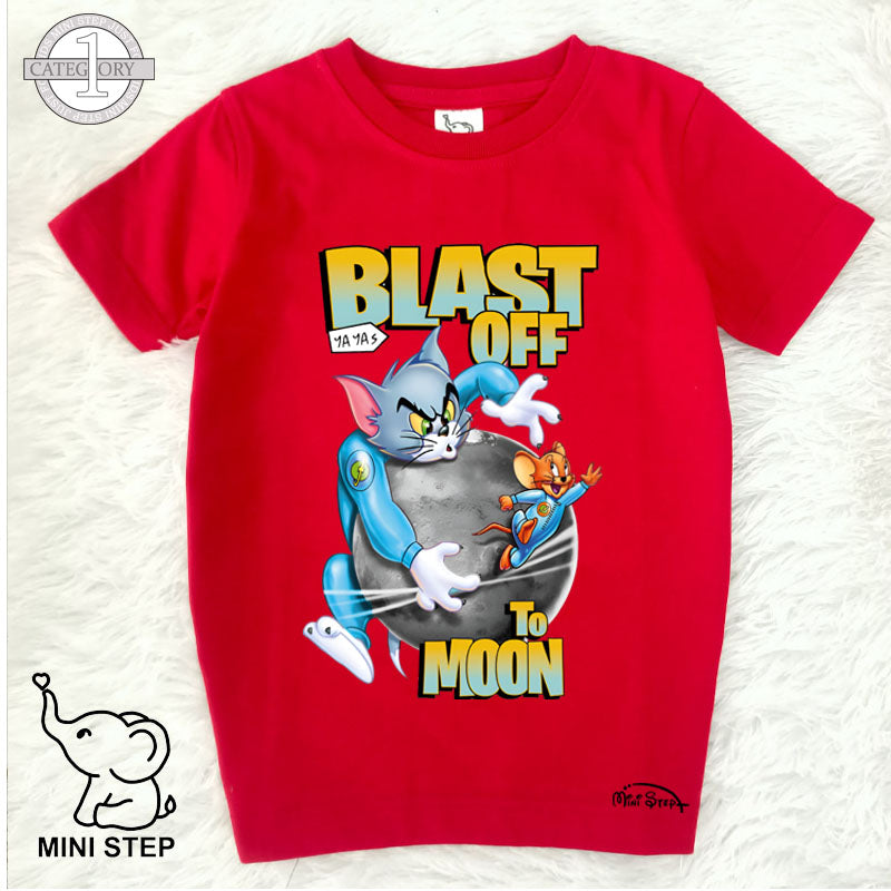 Tom & Jerry printed kids’ T-shirts