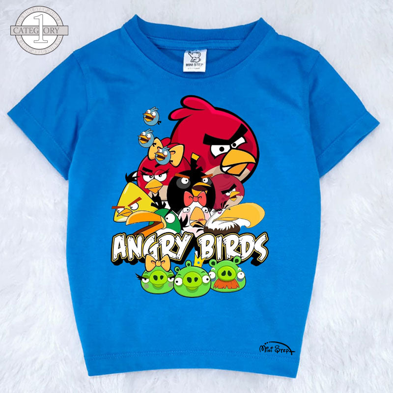 Angry Birds printed kids’ T-shirts