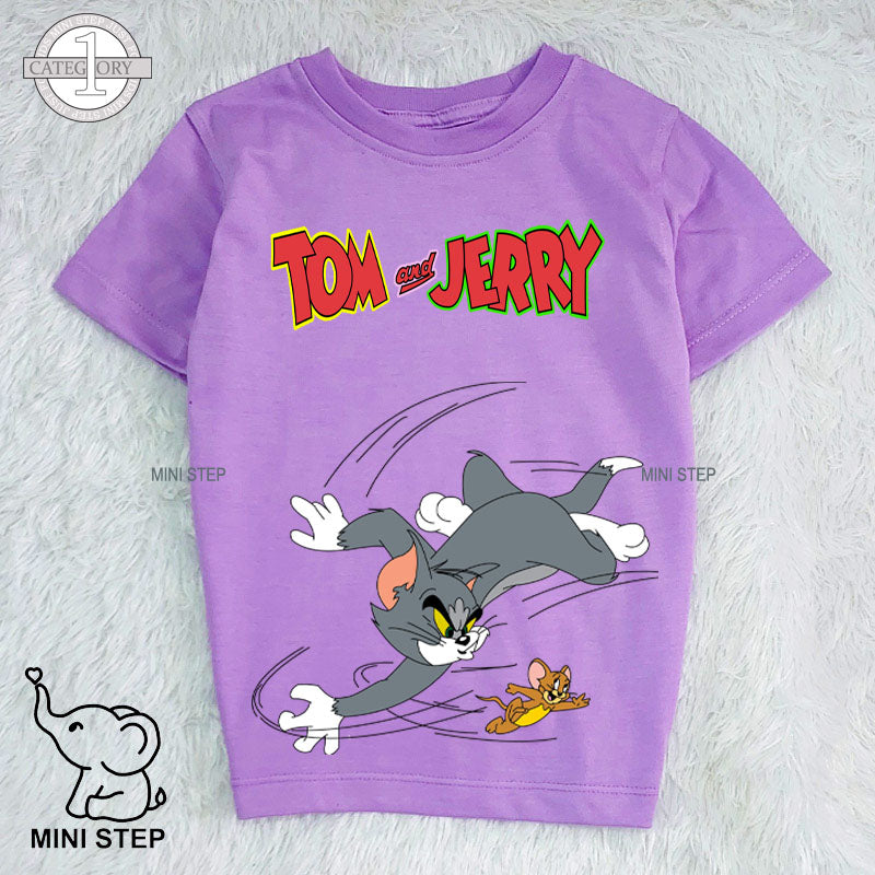 Tom & Jerry printed kids’ T-shirts