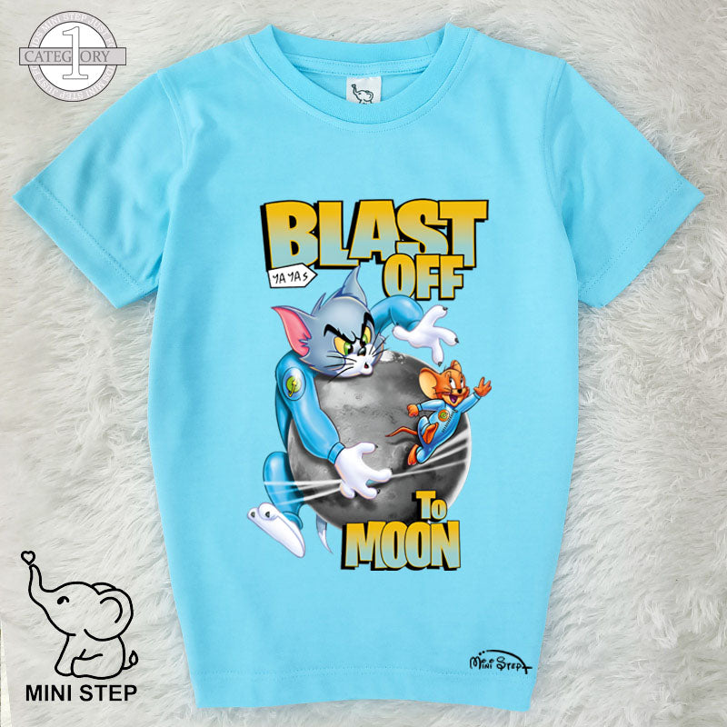 Tom & Jerry printed kids’ T-shirts