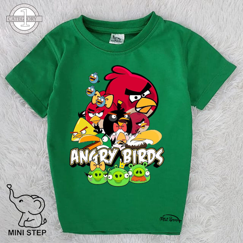 Angry Birds printed kids’ T-shirts