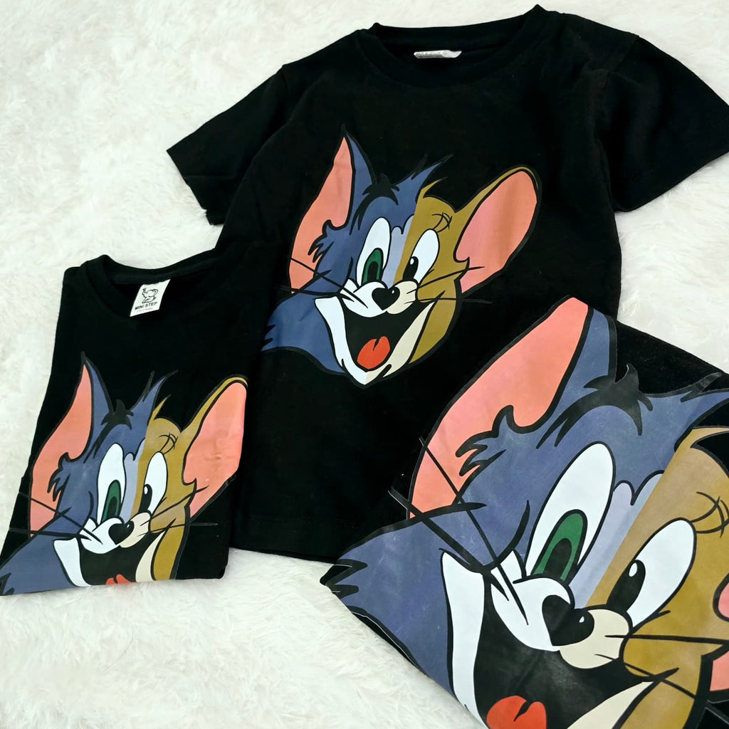 Tom & Jerry printed kids’ T-shirts