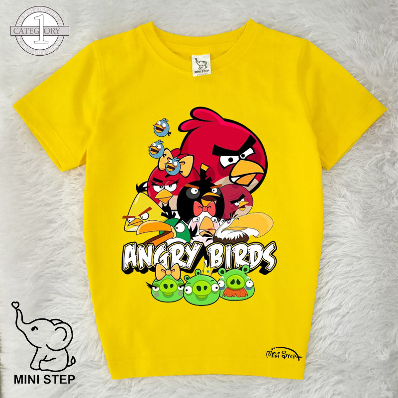 Angry Birds printed kids’ T-shirts