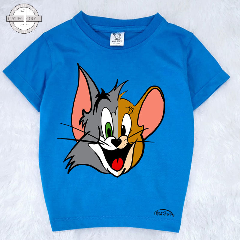 Tom & Jerry printed kids’ T-shirts