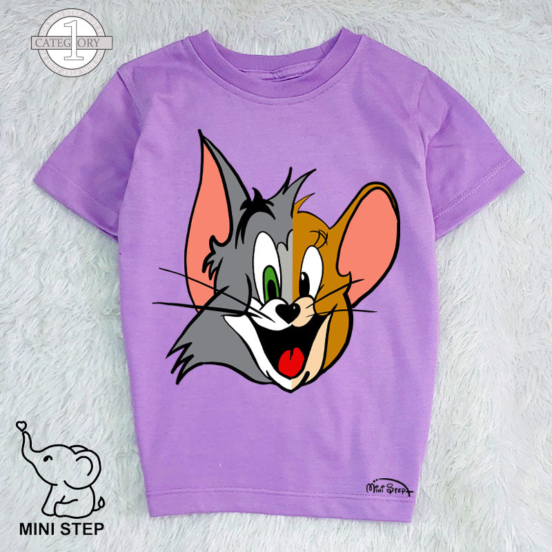 Tom & Jerry printed kids’ T-shirts