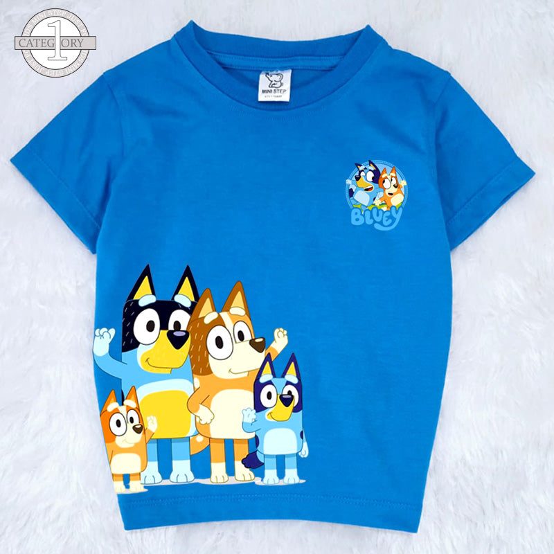 Bluey family printed kids’ T-shirts