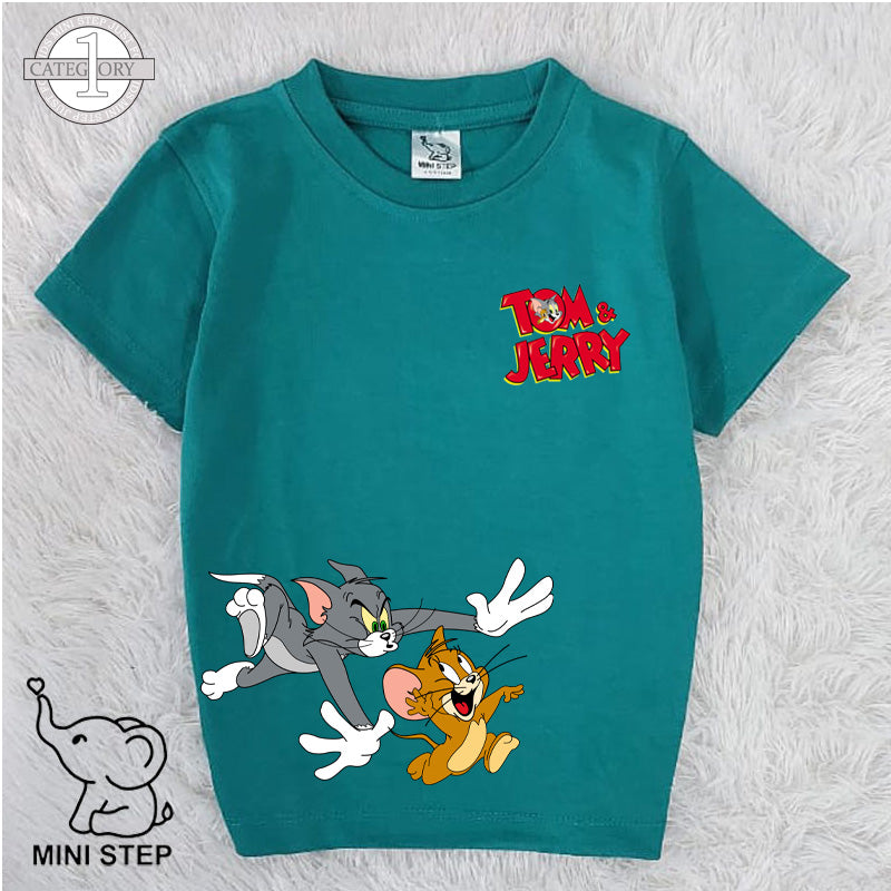Tom & Jerry printed kids’ T-shirts