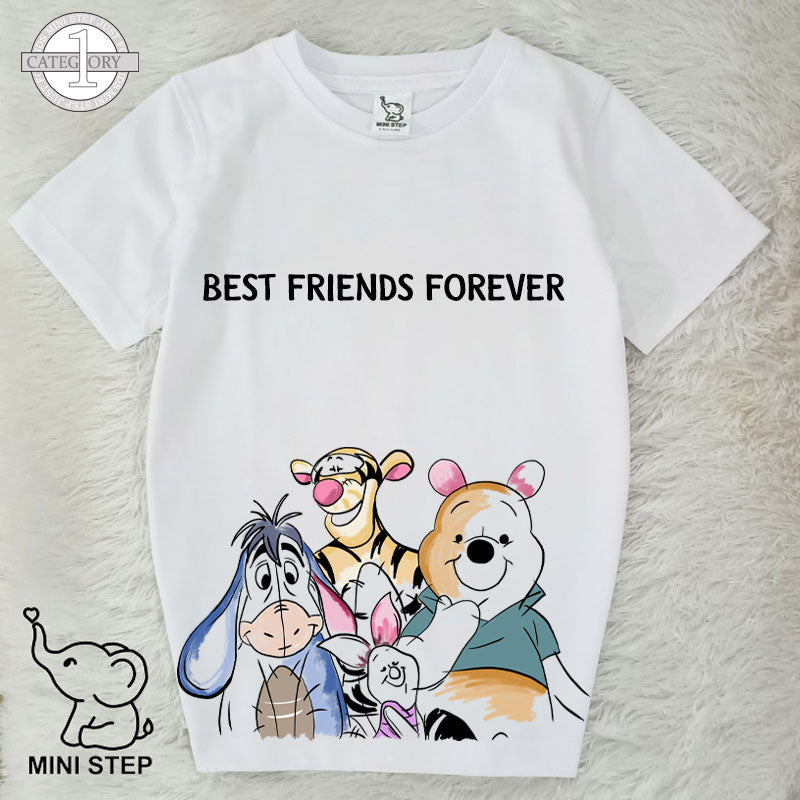 Pooh printed kids’ T-shirts