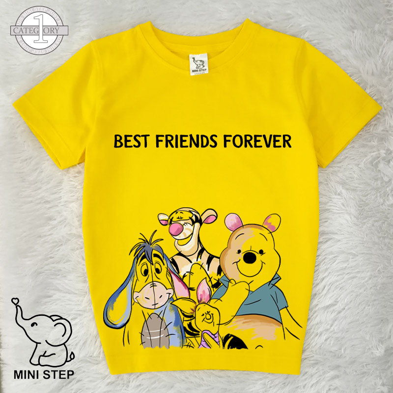 Pooh printed kids’ T-shirts