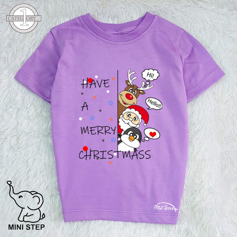 SANTA SET CHRISTMAS Printed Kids’ T-Shirts