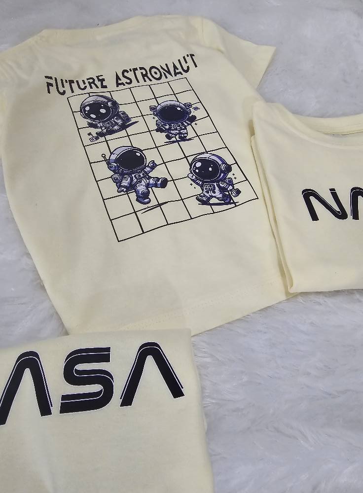 Space Printed Kids’ T-Shirts