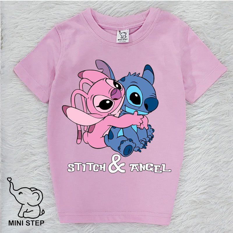 Stitch printed kids’ T-shirts