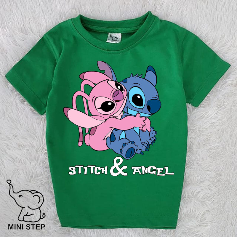 Stitch printed kids’ T-shirts