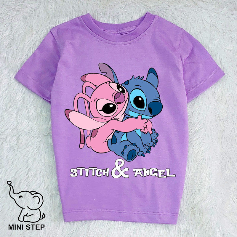 Stitch printed kids’ T-shirts