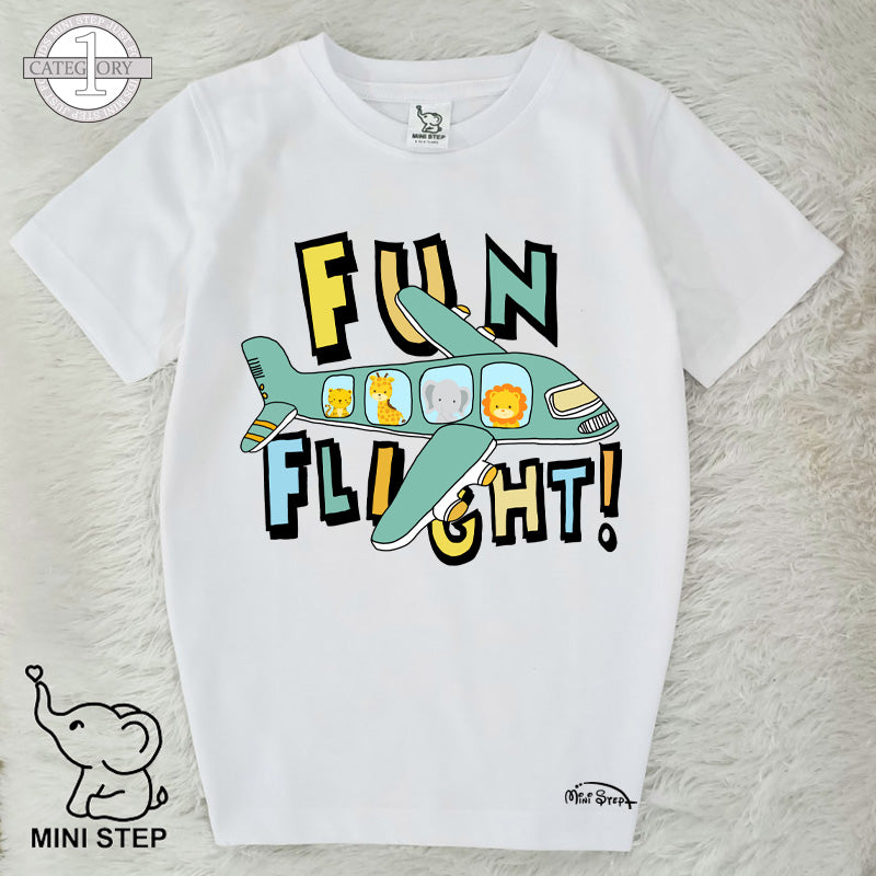 Airplane printed kids’ T-shirts