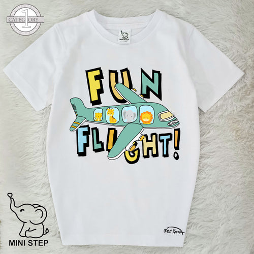 Airplane printed kids’ T-shirts