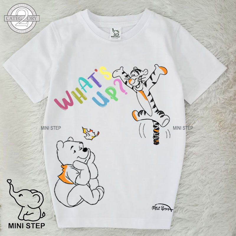 Pooh printed kids’ T-shirts