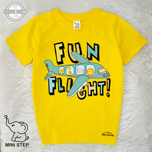 Airplane printed kids’ T-shirts