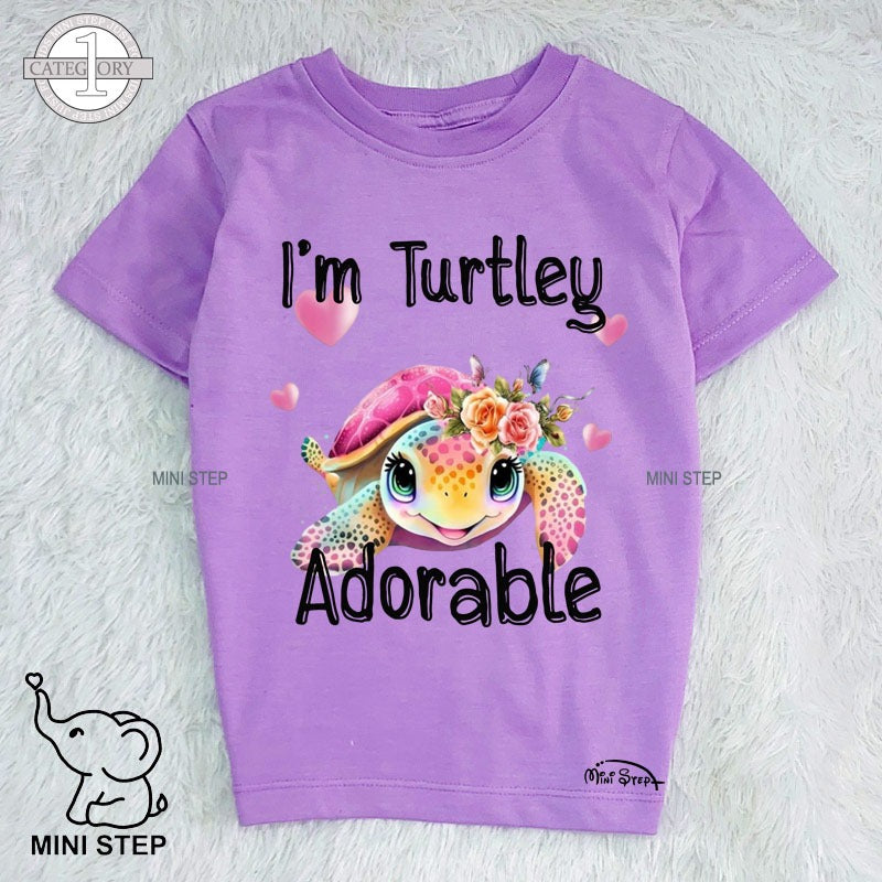 Sea Life printed kids’ T-shirts