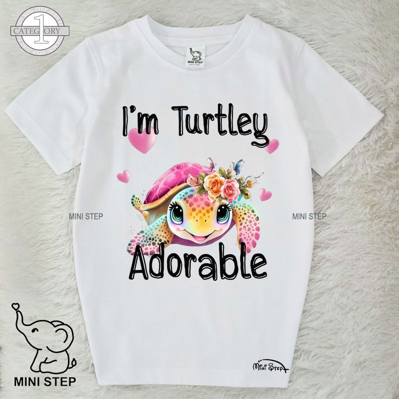 Sea Life printed kids’ T-shirts