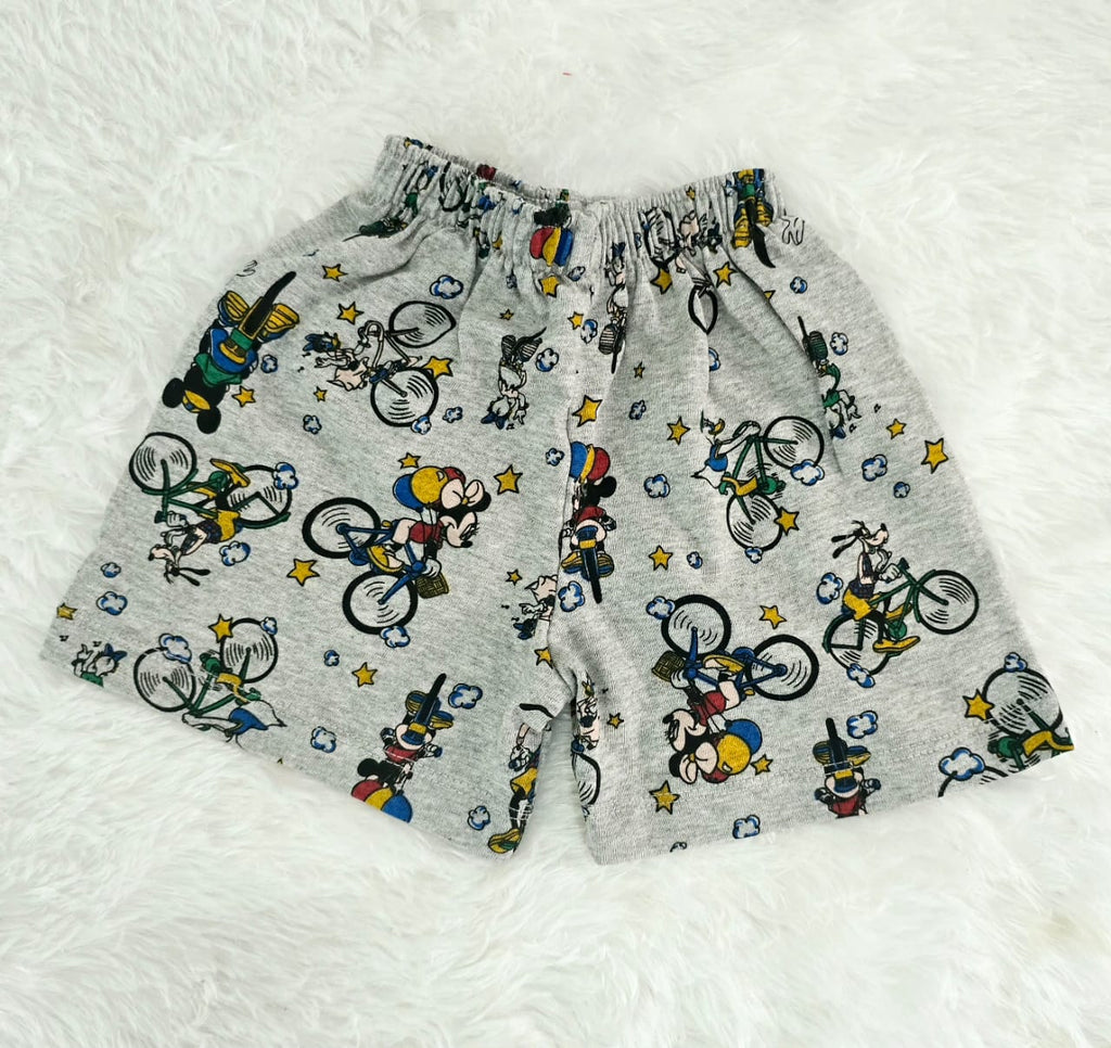 Kids’ Mickey Mouse Printed Shorts