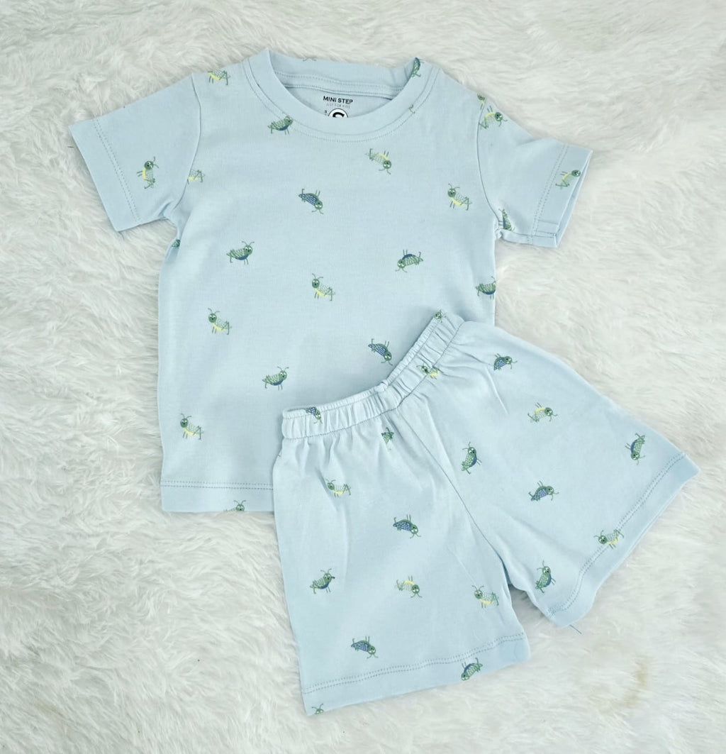 Kids’ T-Shirt & Shorts Set – BLUE