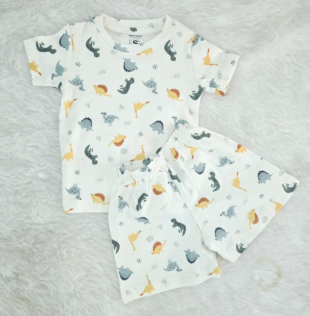 Kids’ T-Shirt & Shorts Set – DINO PRINT