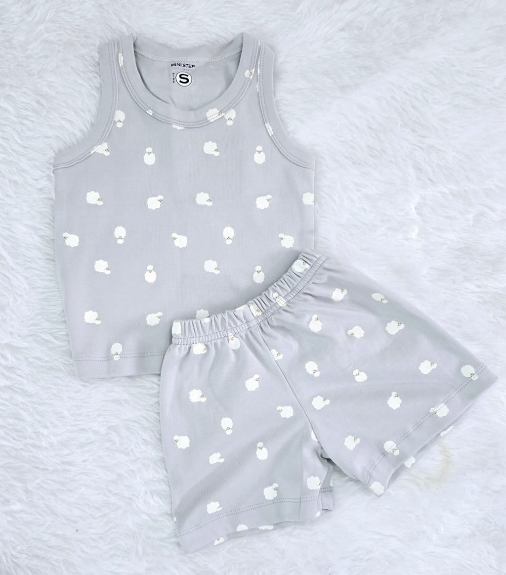 Skinny & Shorts Set - SILVER