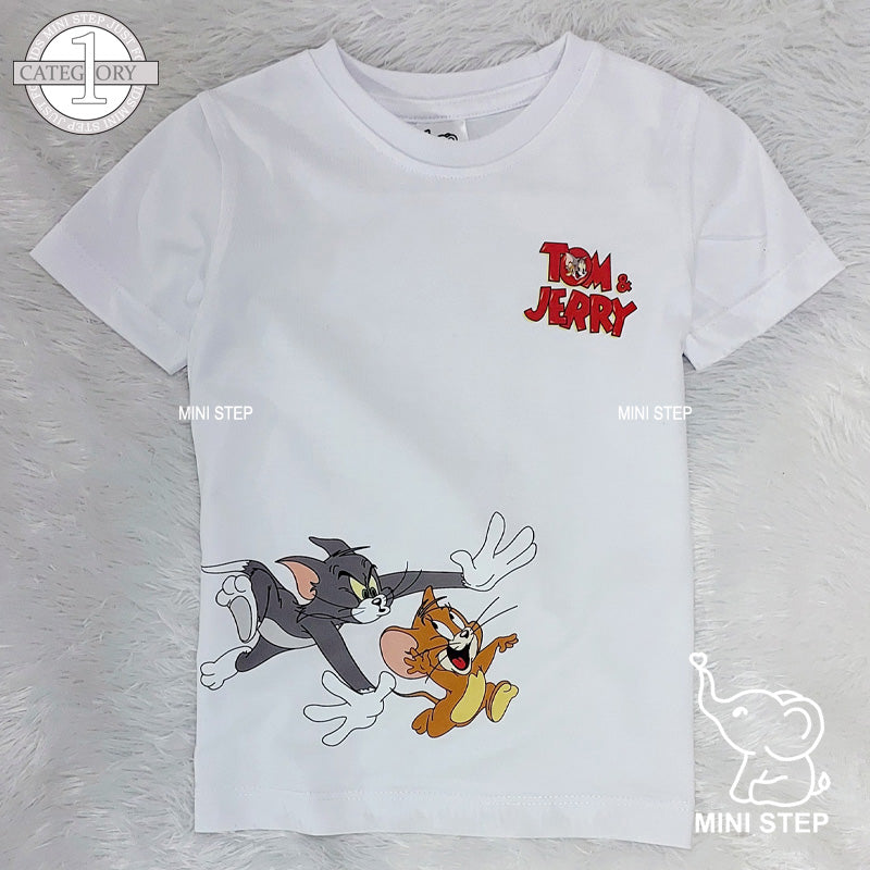 Tom & Jerry printed kids’ T-shirts