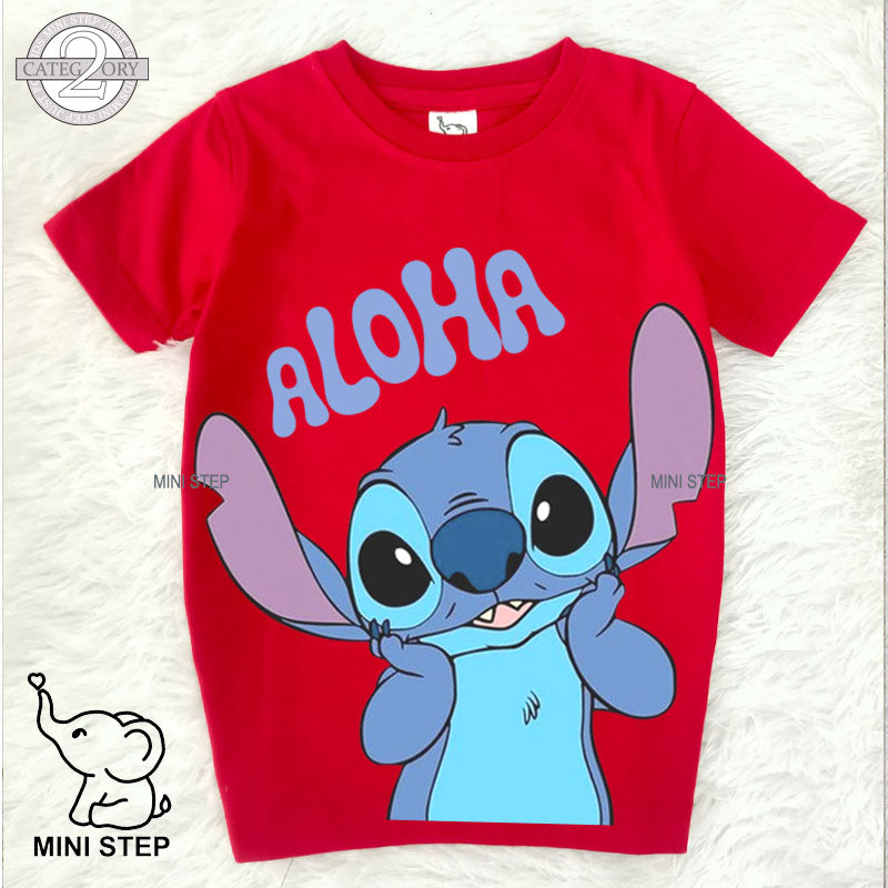 Stitch printed kids’ T-shirts
