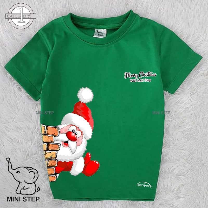 SANTA CHRISTMAS Printed Kids’ T-Shirts