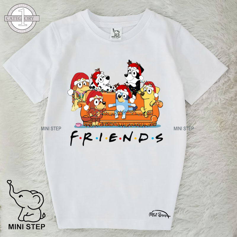 POOH CHRISTMAS Printed Kids’ T-Shirts