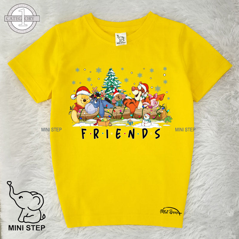 POOH CHRISTMAS Printed Kids’ T-Shirts